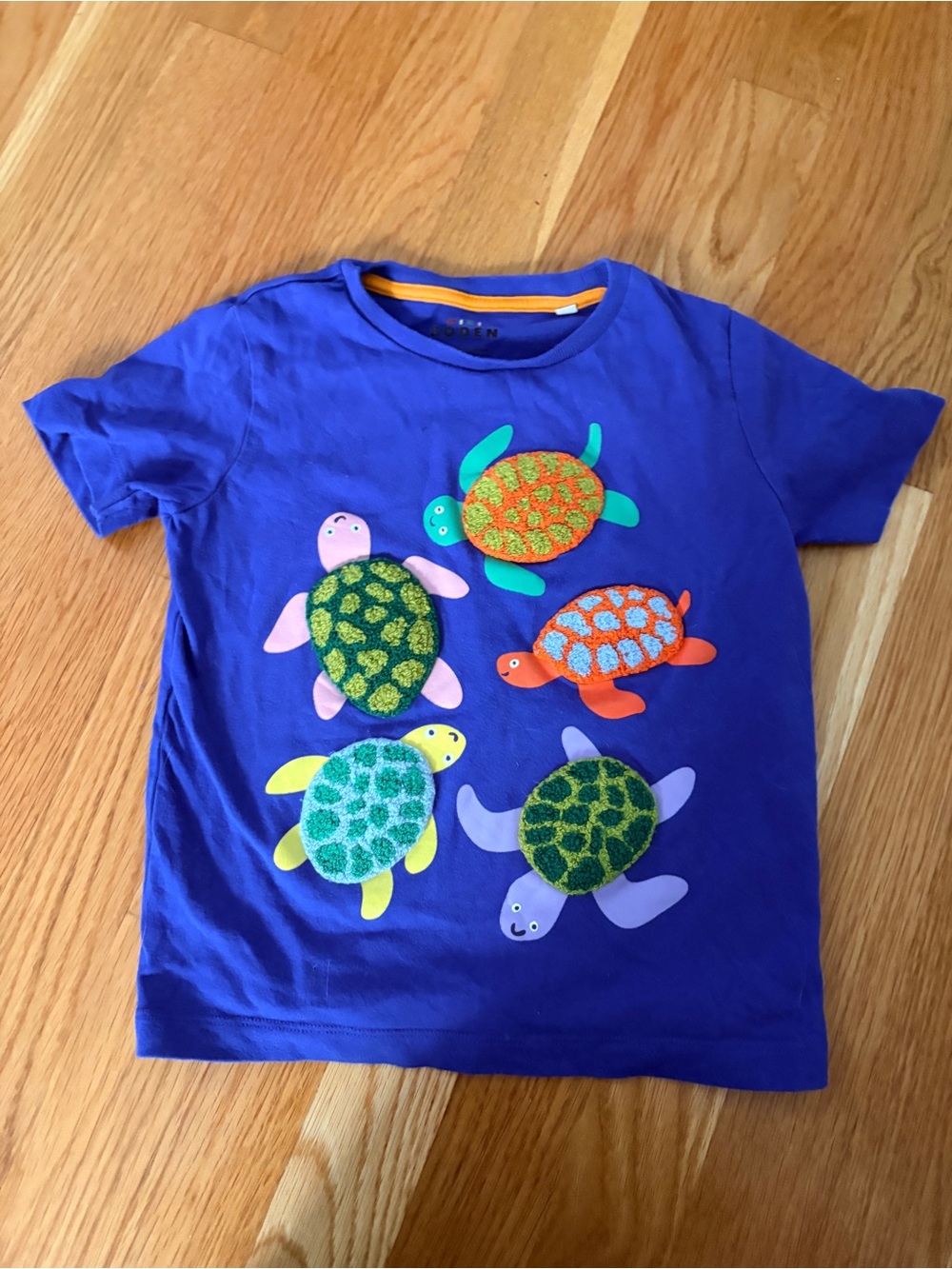 Mini Boden Short-Sleeve Turtle Tee 3-4 yrs